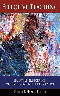 Effective Teaching: Educators Perspective of Meaning Making in Higher Education by Shelley B. Harris 9781641132251