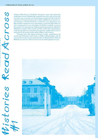 In Medias Res #1: Histories Read Across by Dennis Brzek 9788867495160