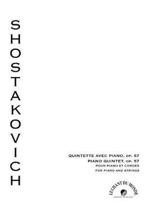 Piano Quintet, Op. 57: Score and Parts by Dmitri Shostakovich 9781705192979