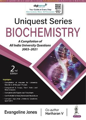 Uniquest Series: Biochemistry by Evangeline Jones 9789354655210