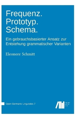 Frequenz. Prototyp. Schema. by Eleonore Schmitt 9783985540815