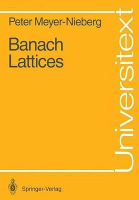 Banach Lattices by Peter Meyer-Nieberg 9783540542018