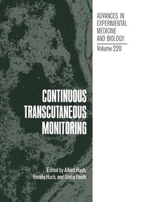 Continuous Transcutaneous Monitoring by Albert Huch 9781461290711