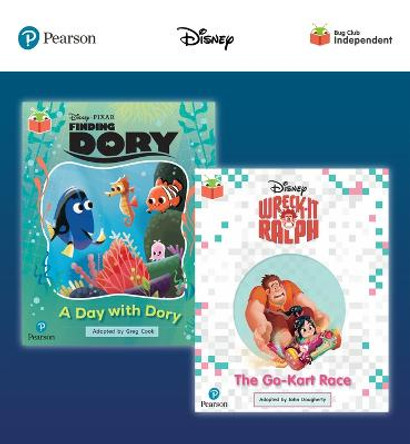 Pearson Bug Club Disney Year 2 Pack B, including Orange and Purple band readers; Finding Dory: A Day with Dory, Wreck-It Ralph: The Go-Kart Race by Timothy Knapman