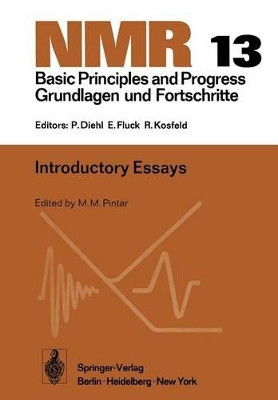 Introductory Essays by M. M. Pintar 9783642663970
