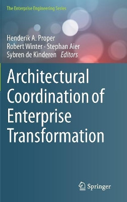 Architectural Coordination of Enterprise Transformation by Henderik A. Proper 9783319695839
