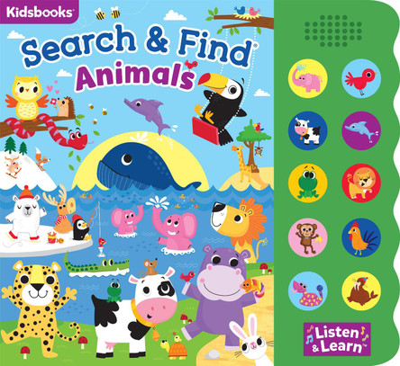 Search & Find Animals by Jennifer Bartlett 9781835093221