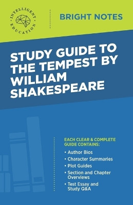 Study Guide to The Tempest by William Shakespeare by Intelligent Education 9781645425885