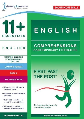 11+ Essentials English: Comprehensions Contemporary Literature Book 3 (Standard Format) by  9781912364275