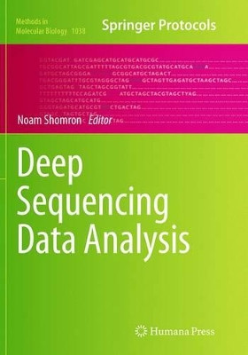 Deep Sequencing Data Analysis by Noam Shomron 9781493960279