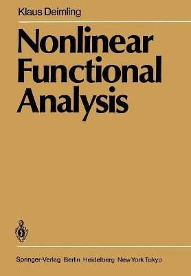 Nonlinear Functional Analysis by Klaus Deimling 9783662005491