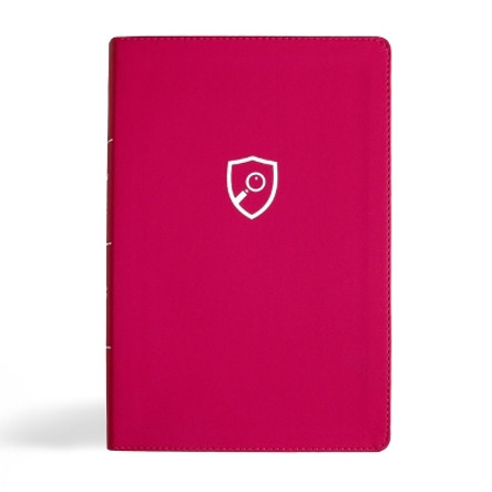 CSB Defend Your Faith Bible, Pink Leathertouch 9781430094586