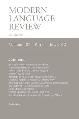 MLR July 2012 by Brian Richardson 9781907322891