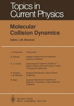 Molecular Collision Dynamics by Michael Baer 9783642819452