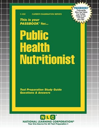 Public Health Nutritionist by Passbooks 9781799306320