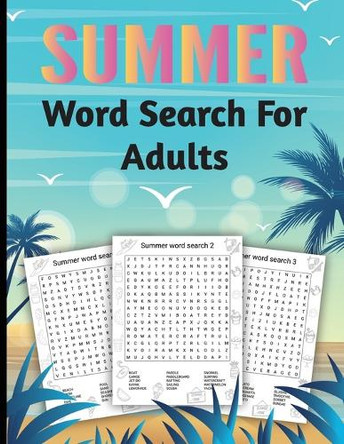 Summer Word Search Large Print: Large Print Word Searches Puzzle Book by Laura Bidden 9782729435691