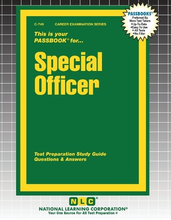Special Officer by Passbooks 9781799307495