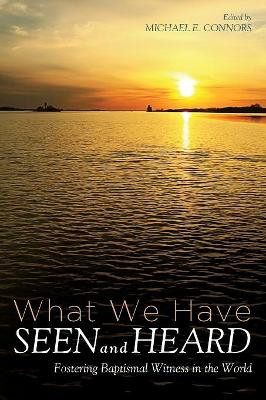 What We Have Seen and Heard by Michael E Connors 9781532601996