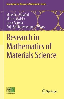 Research in Mathematics of Materials Science by Malena I. Espanol 9783031044953