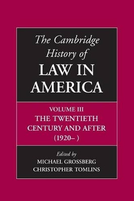 The Cambridge History of Law in America by Michael Grossberg 9781107640887