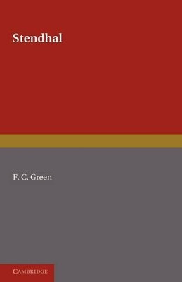 Stendhal by F. C. Green 9781107600720