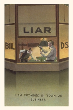 Vintage Journal Liars at Billiard Parlor by Found Image Press 9781669507291