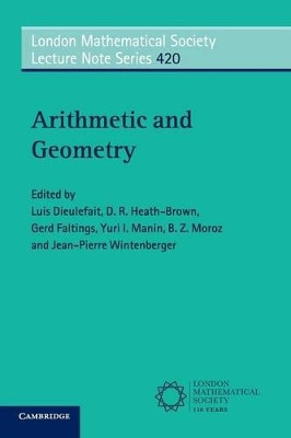 Arithmetic and Geometry by Luis V. Dieulefait 9781107462540