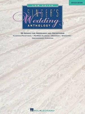 Singers Wedding Anthology: Low Voice 9780793540969