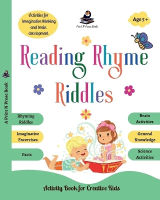 Reading Rhyme Riddles: Activity Book for Creative Kids by Print N Prose Books 9788119608676