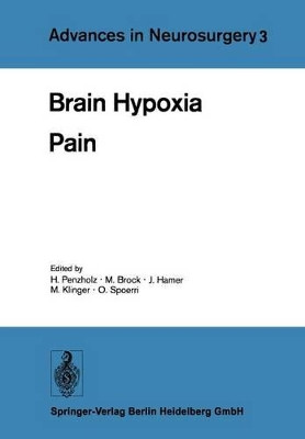 Brain Hypoxia: Pain by H. Penzholz 9783540074663
