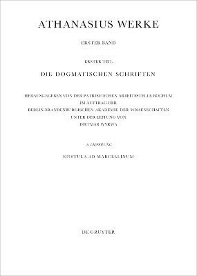 Epistula Ad Marcellinum by Kyriakos Savvidis 9783110703177
