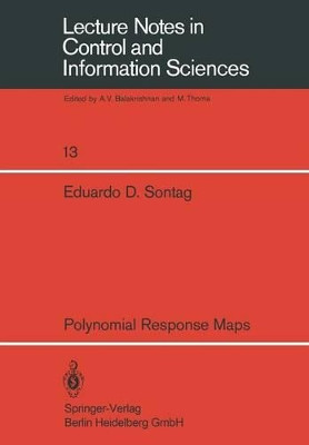 Polynomial Response Maps by E.D. Sontag 9783540093930