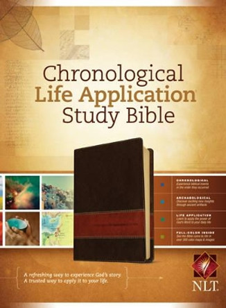 NLT Chronological Life Application Study Bible, Brown/Tan by  9781414339283