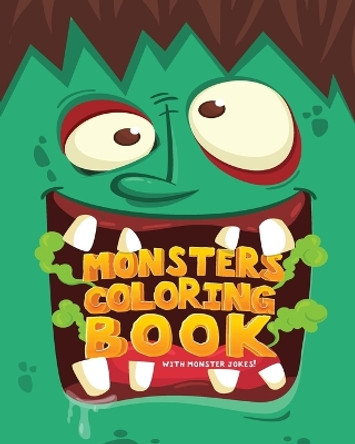 Monsters Coloring Book (With Monster Jokes!) by Cole Adams 9798330238682