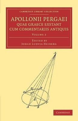 Apollonii Pergaei quae Graece exstant cum commentariis antiquis: Volume 2 by Apollonius of Perga 9781108061858