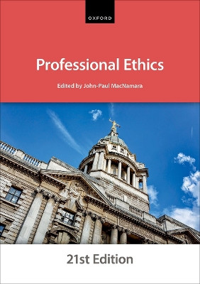 Professional Ethics 9780198923718