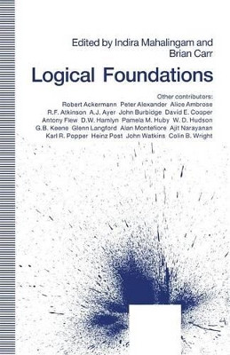 Logical Foundations: Essays in Honor of D. J. O'Connor by Brian Carr 9781349212347