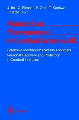 Maturation Phenomenon in Cerebral Ischemia III: Defensive Mechanisms Versus Apoptosis Neuronal Recovery and Protection in Cerebral Infarction by Umeo Ito 9783540650232
