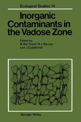 Inorganic Contaminants in the Vadose Zone by Bnayahu Bar-Yosef 9783642744532
