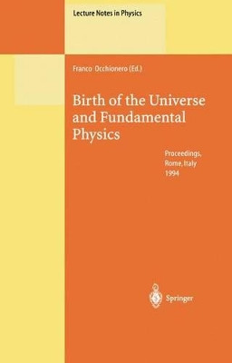 Birth of the Universe and Fundamental Physics: Proceedings of the International Workshop Held in Rome, Italy, 18-21 May 1994 by Franco Occhionero 9783662140260