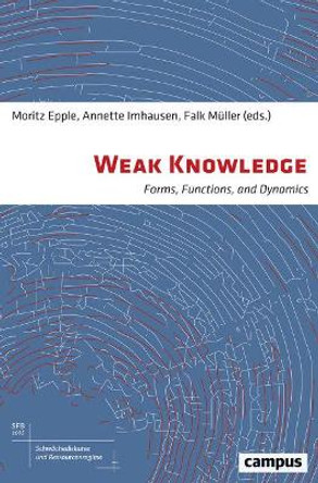 Weak Knowledge: Forms, Functions, and Dynamics by Moritz Epple