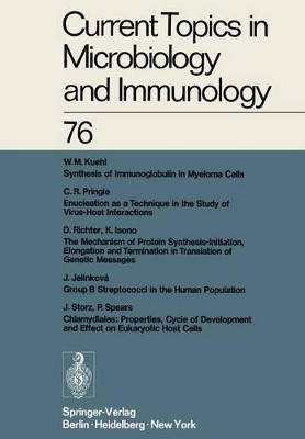 Current Topics in Microbiology and Immunology by W. Arber 9783642666551