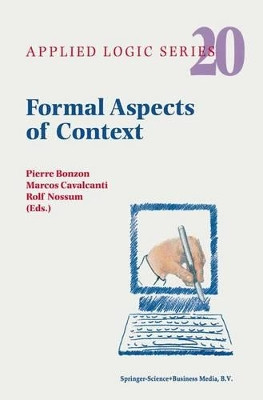 Formal Aspects of Context by Pierre Bonzon 9789048154722
