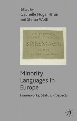 Minority Languages in Europe: Frameworks, Status, Prospects by Gabrielle Hogan-Brun 9781403903969