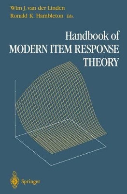 Handbook of Modern Item Response Theory by Wim J. van der Linden 9781441928498