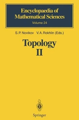 Topology II: Homotopy and Homology. Classical Manifolds by D. B. Fuchs 9783642080845