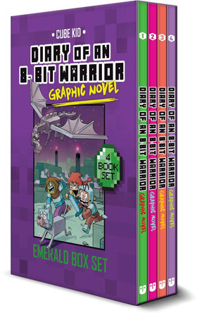 Diary of an 8-Bit Warrior Graphic Novel Emerald Box Set by Pirate Sourcil 9781524885908