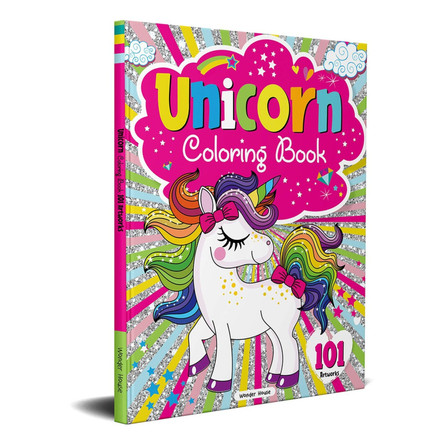 101 Unicorn Colouring Book by Wonder House Books 9789390183548