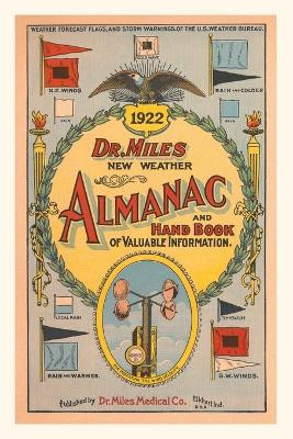 Vintage Journal Dr. Miles Weather Almanac by Found Image Press 9781669504566