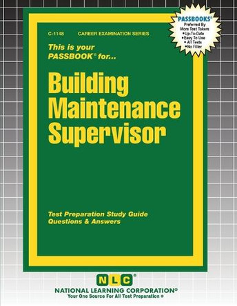 Building Maintenance Supervisor by Passbooks 9781799311485